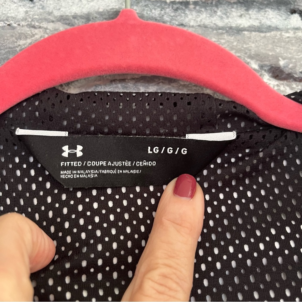 Underarmour Two-Tone Packable All Weather Windbreaker Smoke & Pet free home - Picture 3 of 9
